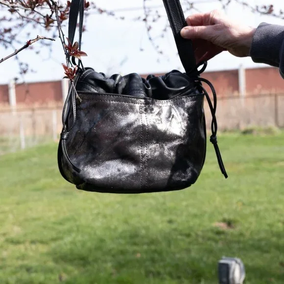 Rough & Tumble -Baby Borough Black with Gilded Pockets & Purple Lining - Picture 11 of 13